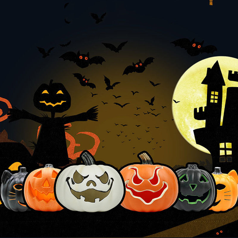 Halloween Pumpkin Lamp Atmosphere Decoration Halloween.