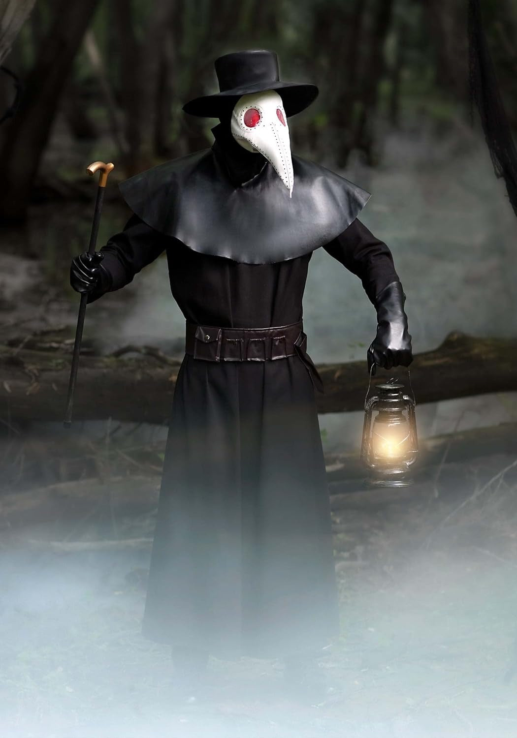 Halloween Plague Doctor Costume । Plague Doctor Costume Men Mesh With Vinyl Accessories, Plague Doctor For Adult.