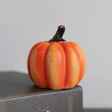 New Halloween Pumpkin Lantern Simulation Pumpkin LED Candle Lamp Resin Luminous Pumpkin.